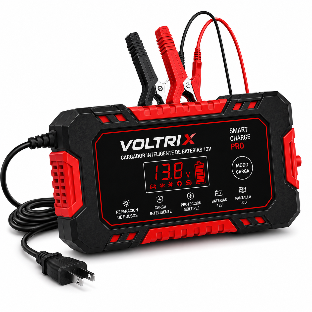 CARGADOR DE BATERIA CON PANTALLA